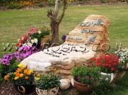 Folded Rock Gravestones